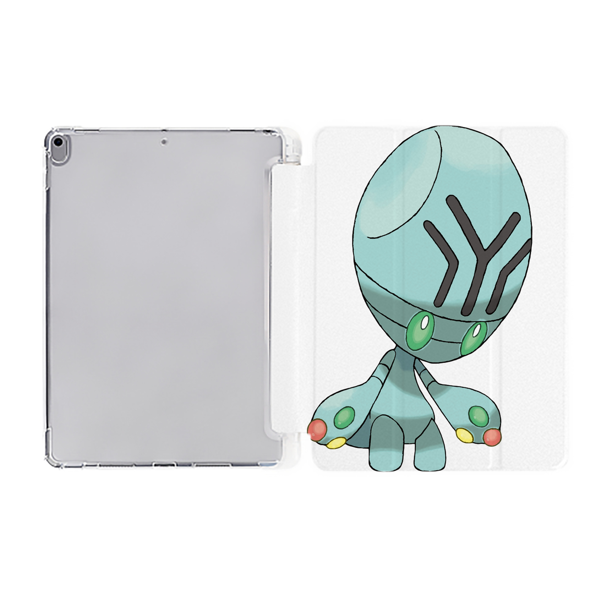 （画像用） ポケットモンスター Pokémon IPad ケース ペン収納付き 三つ折りスタンド PUレザー×シリコン 対応機種9.5/10.5/10.9インチ